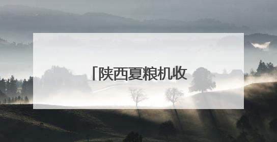 陕西夏粮机收作业陆续展开